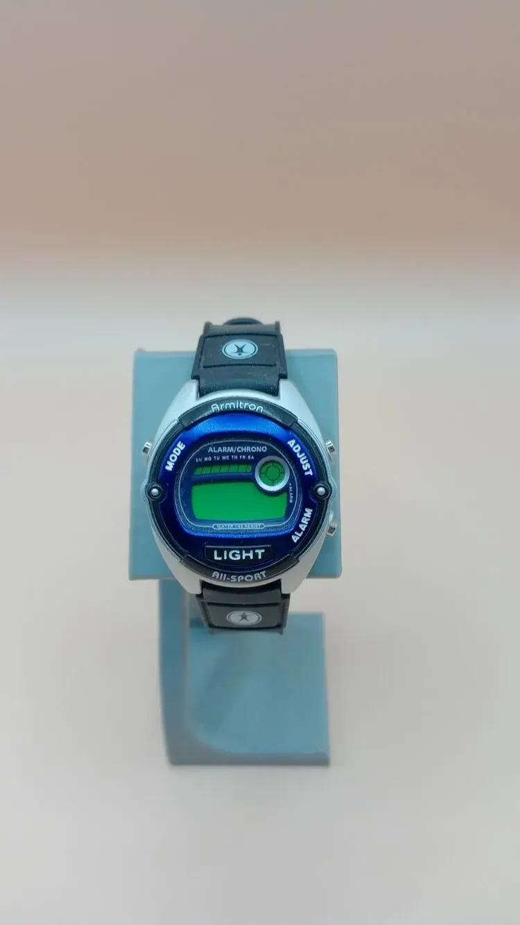 Armitron Men's All-Sport Alarm/Chrono Digital Watch Blue/Black - Needs Battery